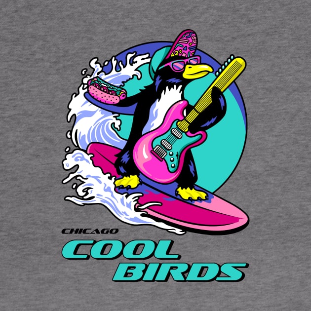 Chicago Cool Birds by Hey Riddle Riddle